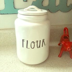 Rae Dunn flour canister